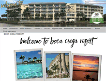 Tablet Screenshot of bocaciegaresort.com